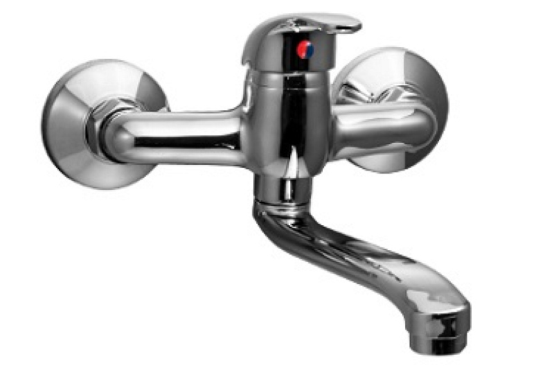 ZOÉ mosogató csaptelep fali króm